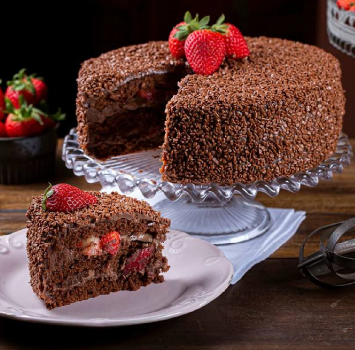 Bolo de chocolate - totalmente diferente do tradicional